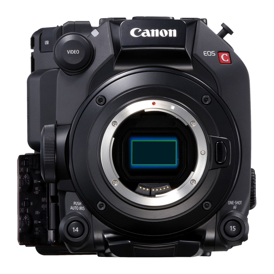 Canon EOS C300 Mark II Manual