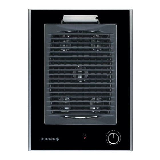 DeDietrich DTE748X Directions For Use Manual