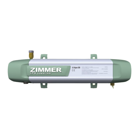 Algas SDI ZIMMER Operation & Maintenance Manual