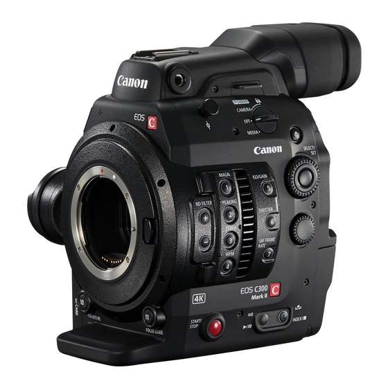 Canon EOS C300 Mark II Instruction Manual