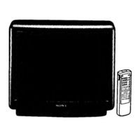 Sony TRINITRON KV-X2151D Service Manual