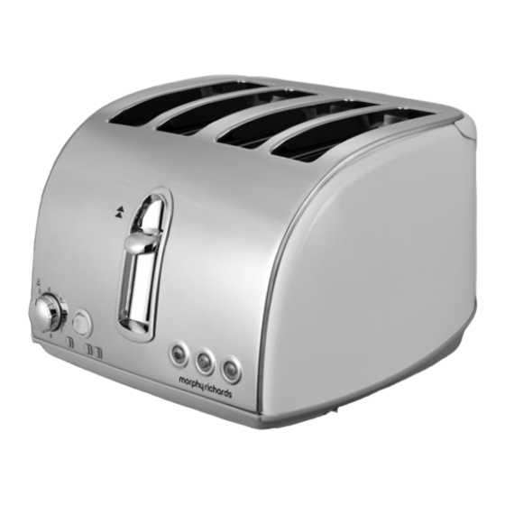 Morphy Richards 2-slice contemporary toaster Instructions