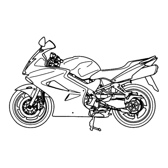 Honda VFR Owner's Manual