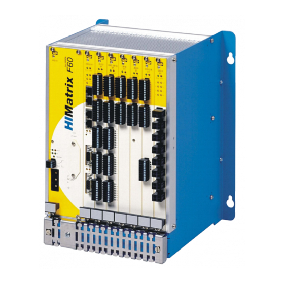 HIMA HIMatrix F60 CPU 01 Manual