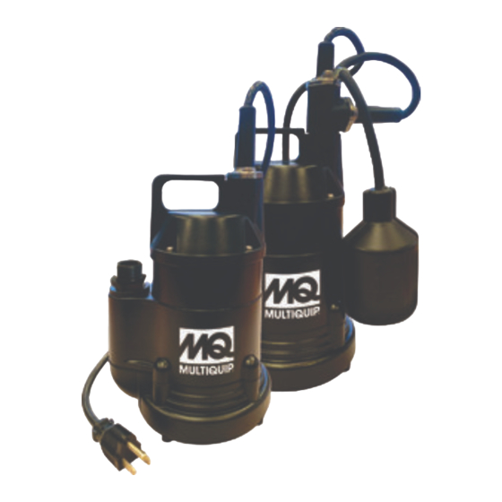 MULTIQUIP MQ ST1 Operation And Parts Manual
