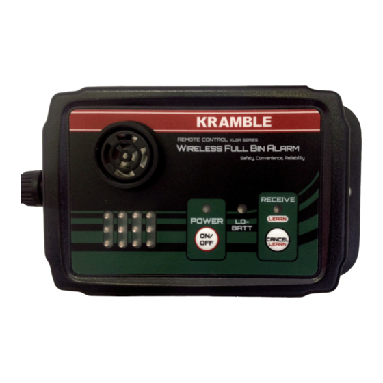 KRAMBLE INDUSTRIES XLOR Series Installation And Operating Manual