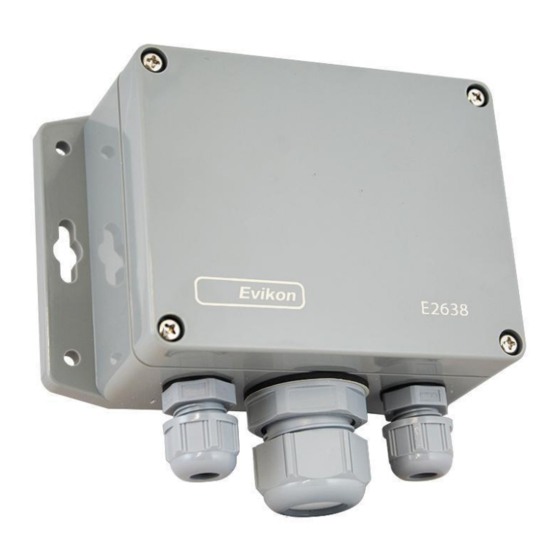 Evikon PluraSens E2638-NH3-P User Manual