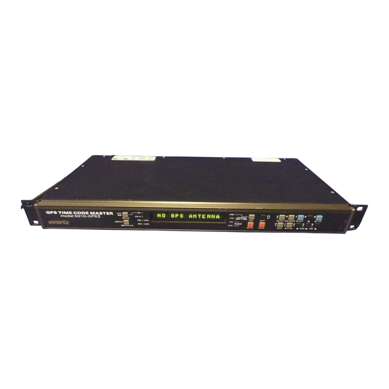 evertz 5010-GPSII Instruction Manual