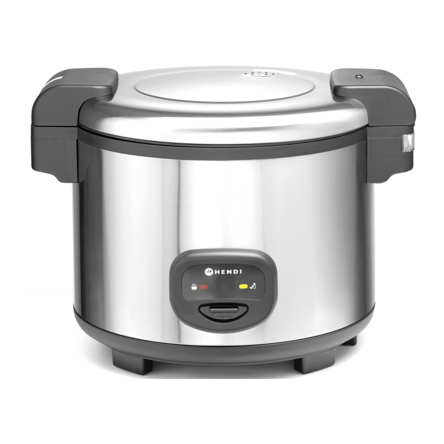 HENDI 240403 - RICE COOKER & WARMER Manual