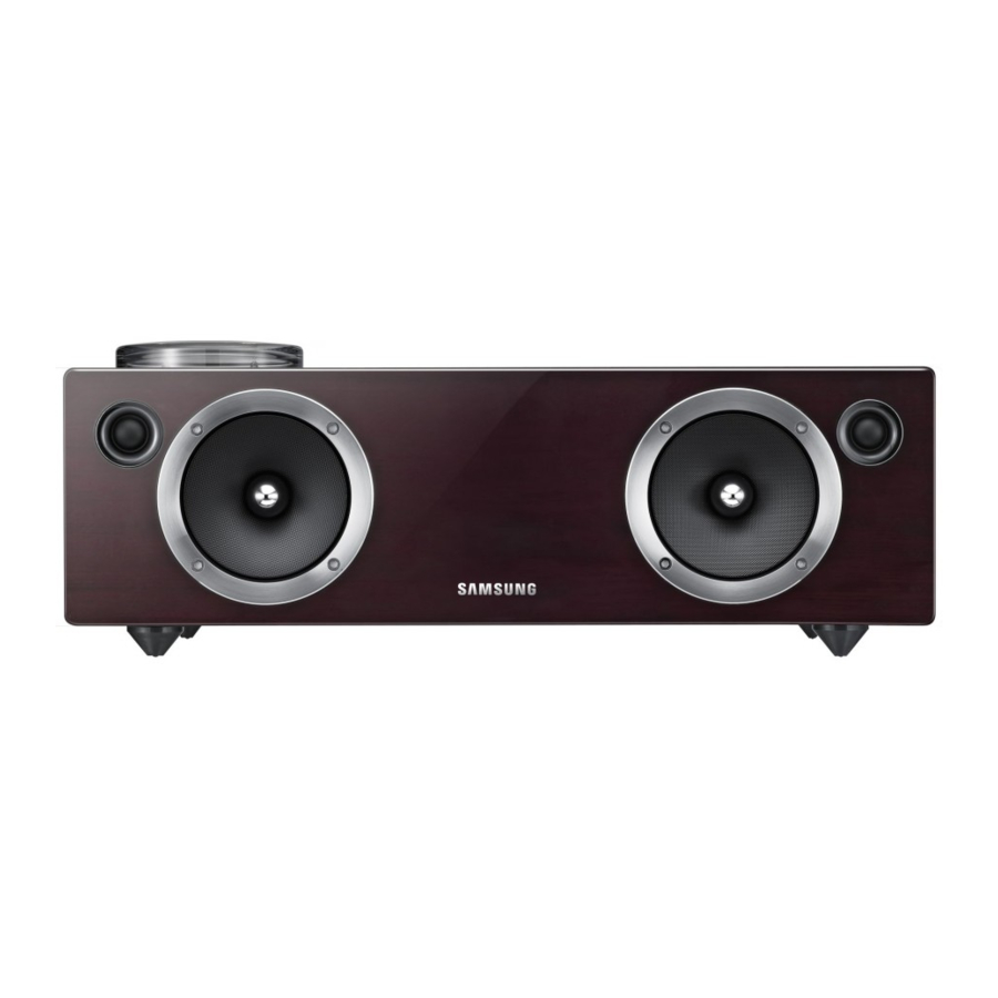 Samsung DA-E750, DA-E751 - Audio Dock Manual