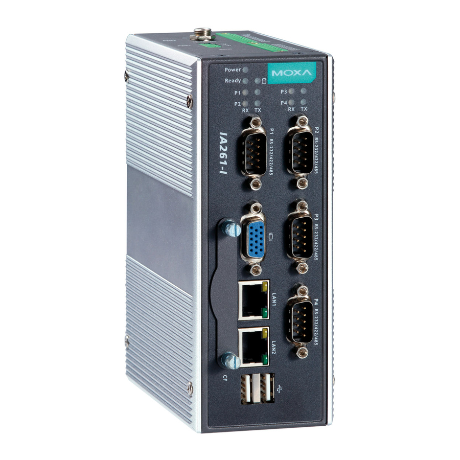 Moxa Technologies IA261 Embedded Computer Manuals