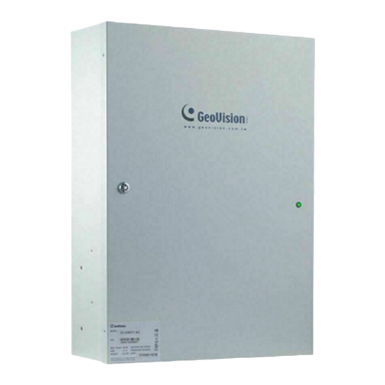 GeoVision GV-AS4111 User Manual