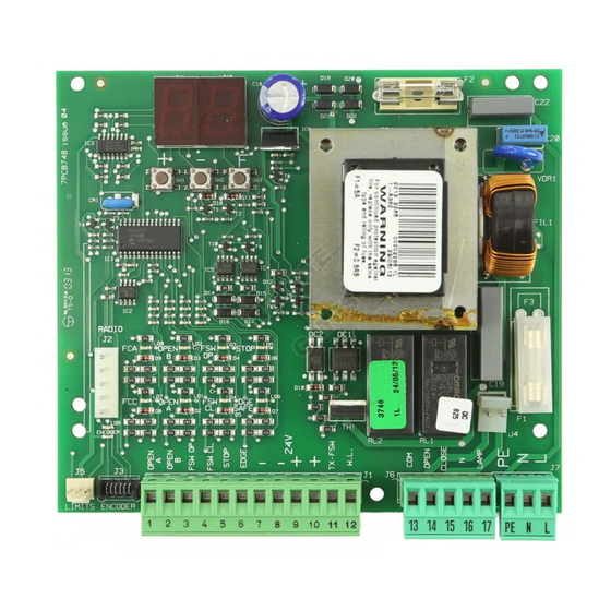 FAAC 740D Manual