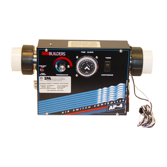 Spa Builders AP-4 SYSTEM Owner's Operation Manual