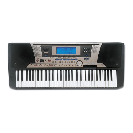 Yamaha PSR-550 The Ultimate Professional Keyboard