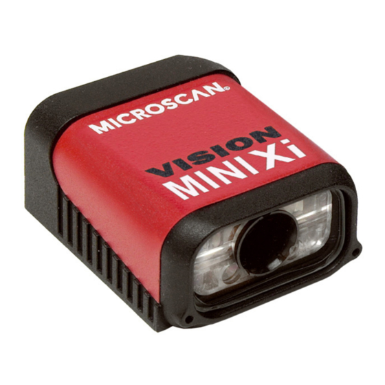 Omron Microscan Vision MINI Xi Configuration And Quick Start Manual