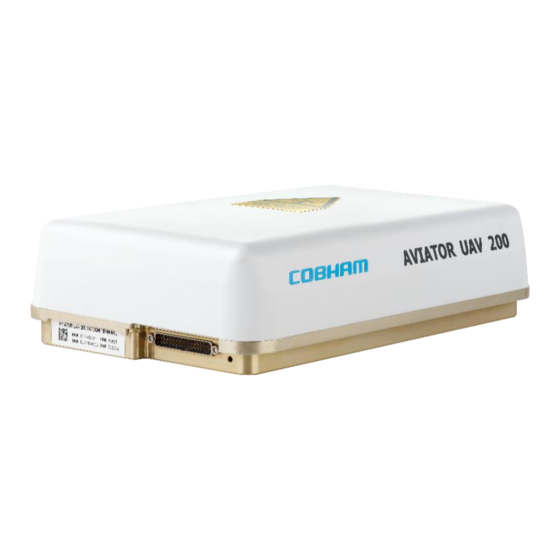 COBHAM AVIATOR UAV 200 Installation Manual