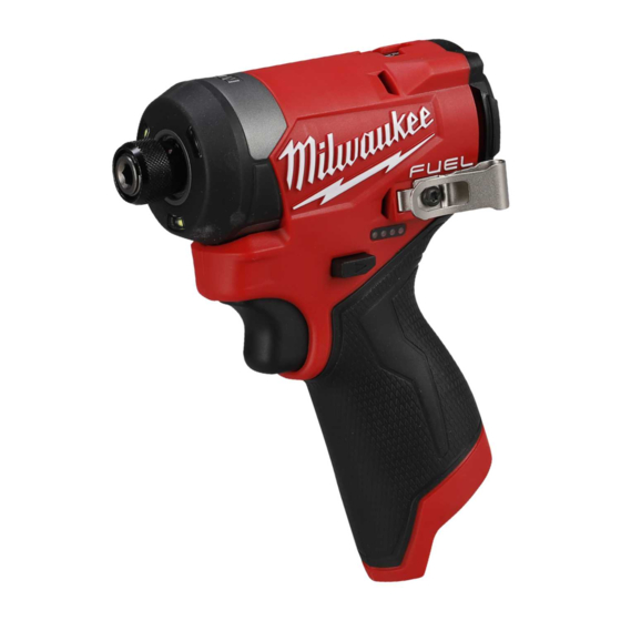 Milwaukee M12 FUEL FID2 Operator's Manual