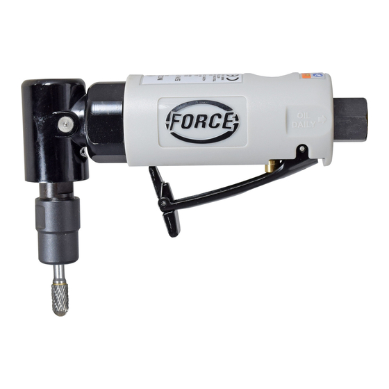 Sioux Tools Force 5053C Instructions-Parts List Manual