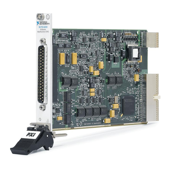 National Instruments PXI-6230 User Manual