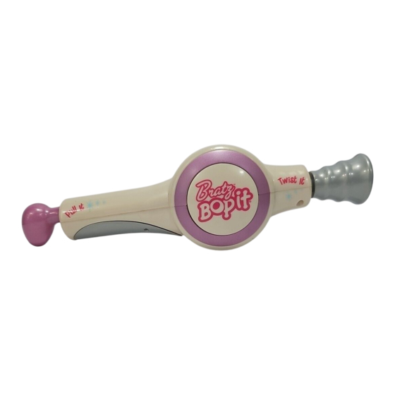 Hasbro Bop it Bratz Instruction Manual