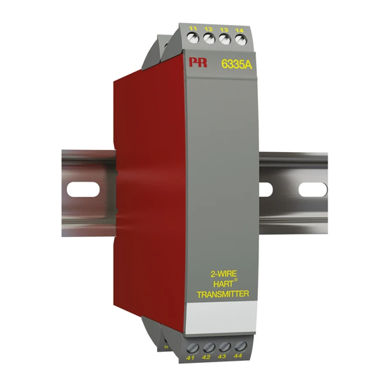 PR electronics 6335 Product Manual