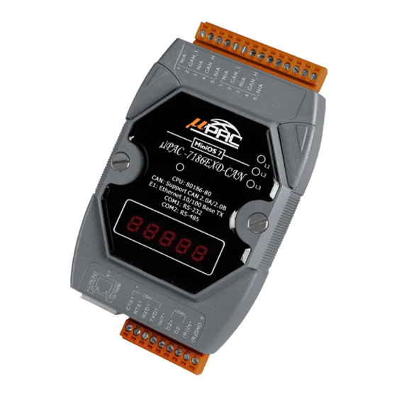 ICP DAS USA mPAC-7186EXD-CAN User Manual