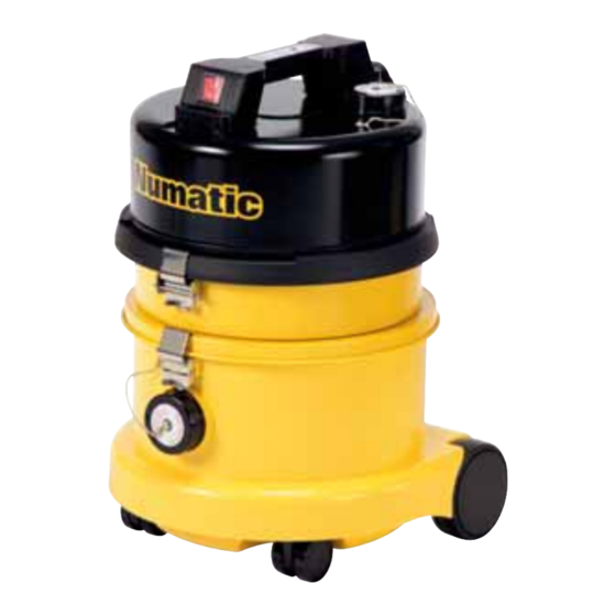 Numatic HZQ Series Instruction Manual