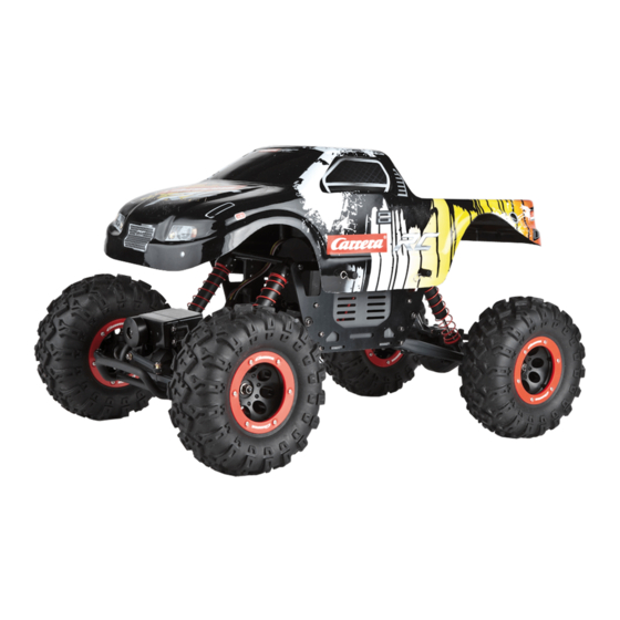 Carrera RC Rock Crawler Assembly And Operating Instructions Manual