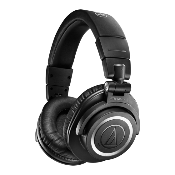 Audio Technica ATH-M50xBT2 Quick Start Manual