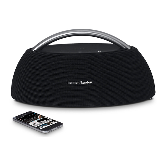 Harman Kardon GO + PLAY Quick Start Manual