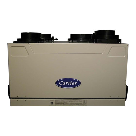 Carrier ERVCCLHA Owner's Manual