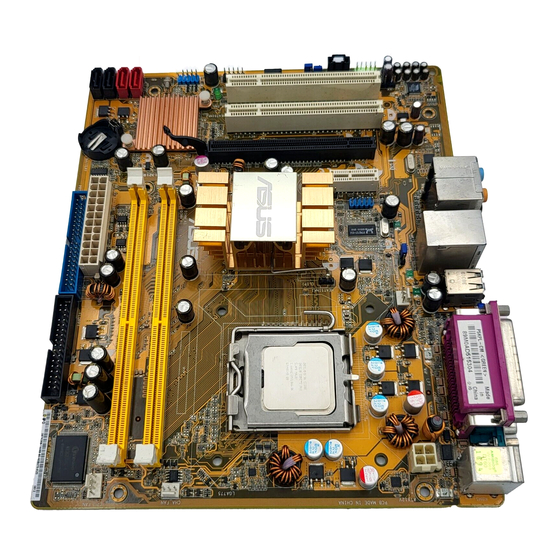 Asus P5KPL-CM LGA775 Intel Motherboard Manuals