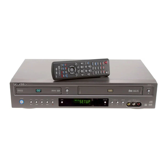 GoVideo DV2130 User Manual