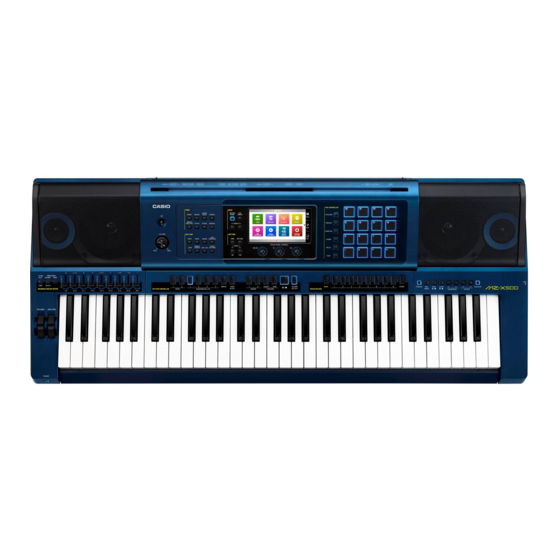 Casio MZ-X300 Manual