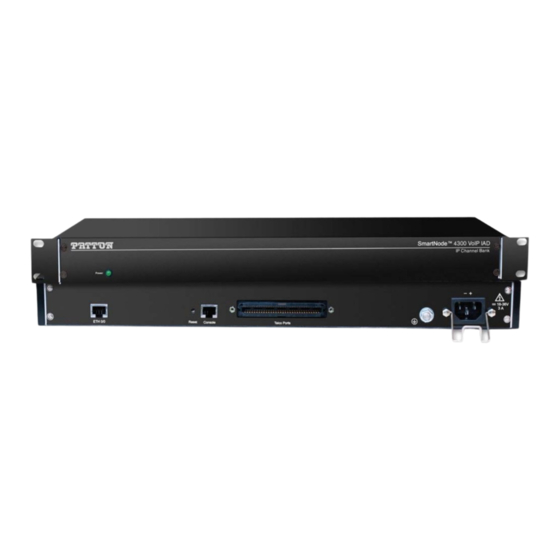 Patton SmartNode 4300 Quick Start Manual