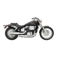 Honda 1999 VT750C Shadow Service Interval And Recommended Maintenance Manual