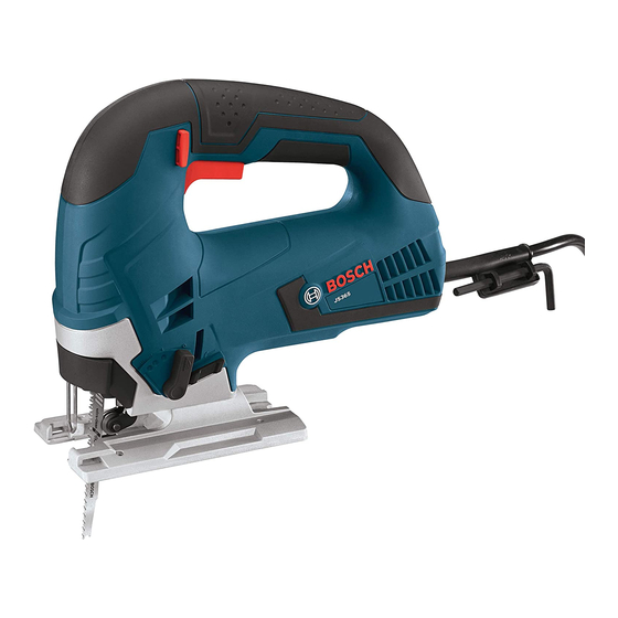 Safety Rules For Jigsaws - Bosch JS365 