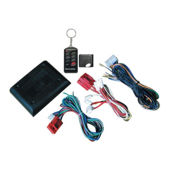 BULLDOG SECURITY RS1100 INSTALLATION AND OWNER