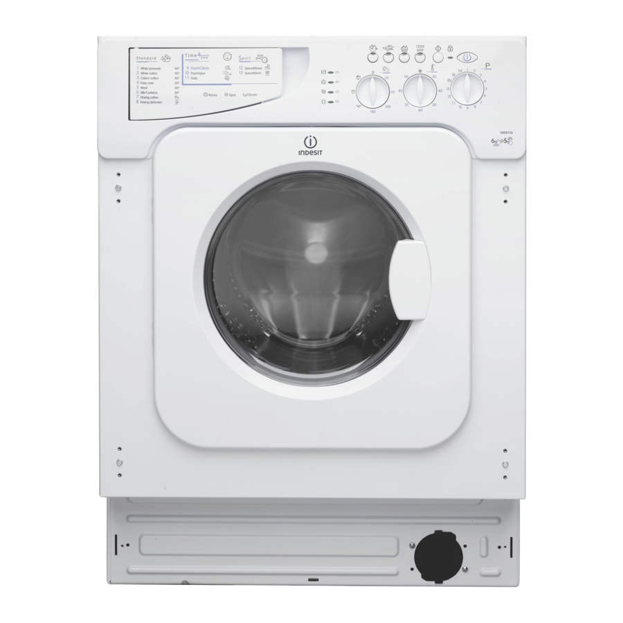 Details about   Washing Machine INDESIT IWDE126 UK KNOB 