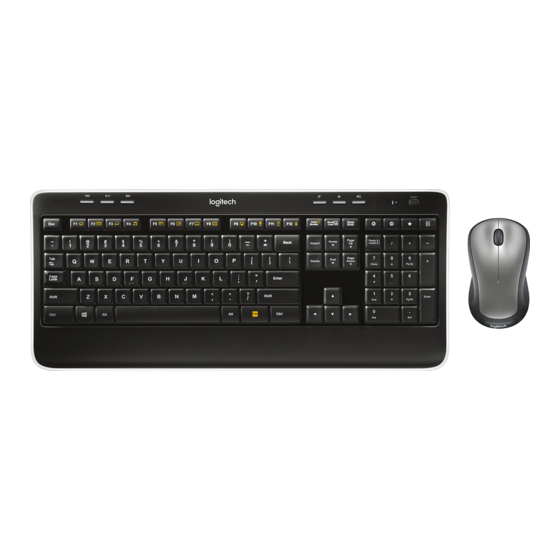 Troubleshooting; Keyboard And Mouse Are Working - Logitech MK520 Started Manual [Page 15] ManualsLib