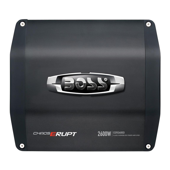 BOSS AUDIO SYSTEMS CER2600D USER MANUAL Pdf Download ManualsLib