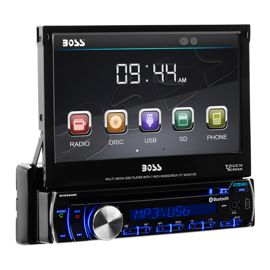 BOSS AUDIO SYSTEMS BV9986BI MANUAL DEL USUARIO Pdf Download ManualsLib