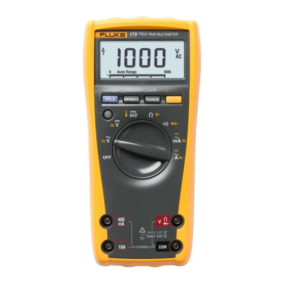 FLUKE 73 SPECIFICATIONS Pdf Download | ManualsLib