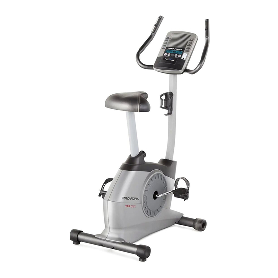 Proform 75 csx exercise bike manual new arrivals