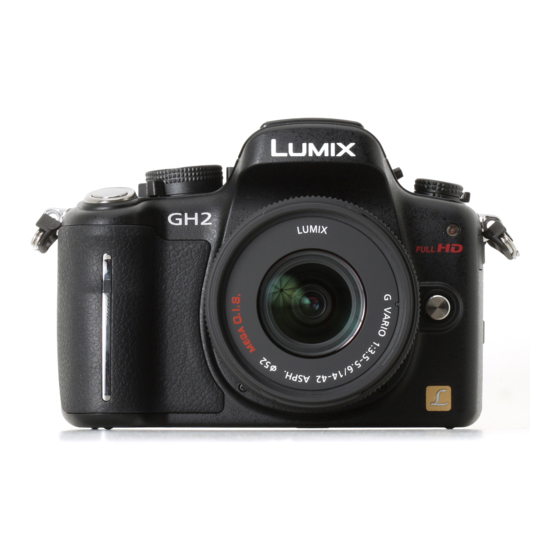 Panasonic Lumix DMC-GH2 Manual