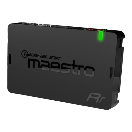 iDataLink Maestro RR Install Manual