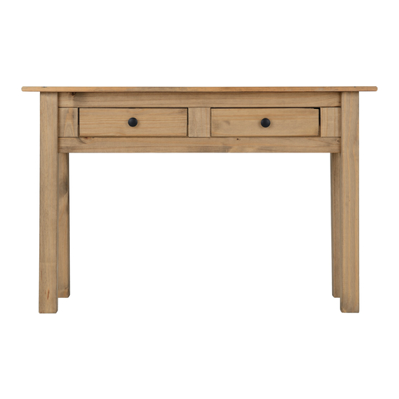 Seconique Panama Console Table Assembly Instructions