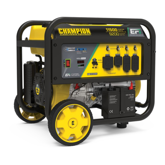 Champion Global Power Equipment 100485 Operator's Manual