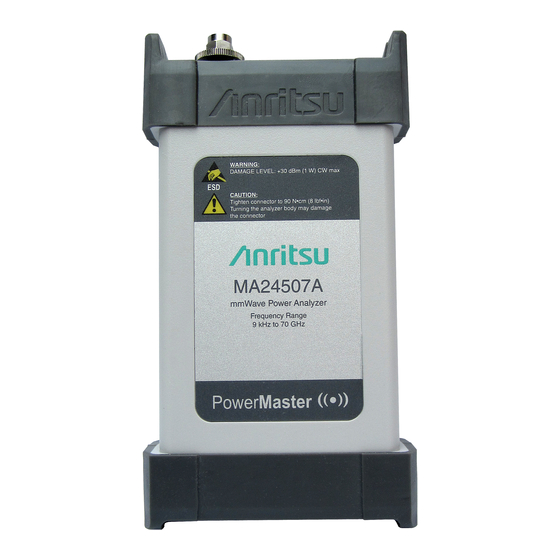 Anritsu PowerMaster MA245 A Series Manuals